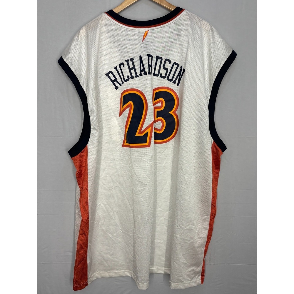 Golden State Warriors Reebok Jersey Mens‎ White Jason Richardson #23 4XL NWT